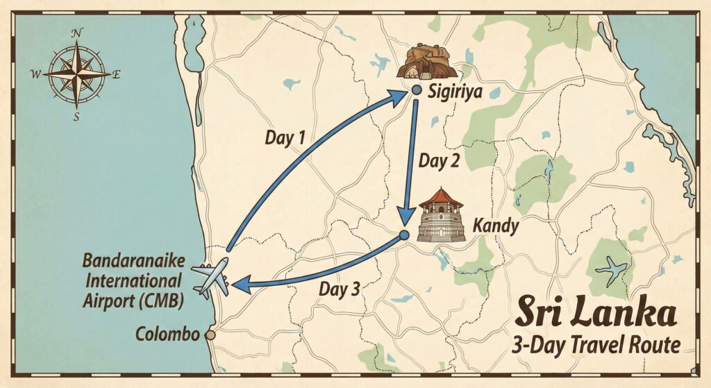 2泊3日の文化三角地帯集中プラン