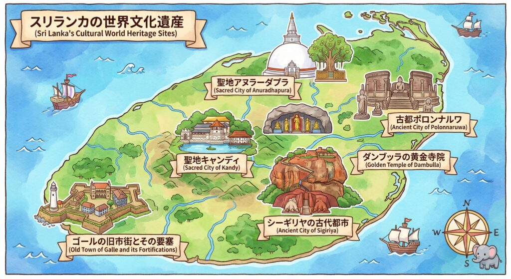 スリランカの世界文化遺産