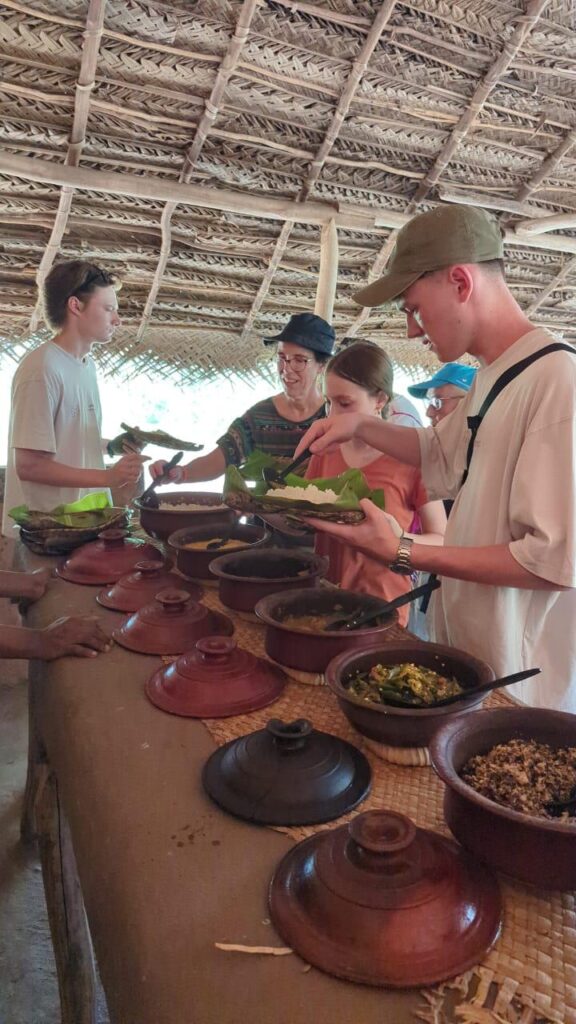スリランカの伝統料理の料理体験