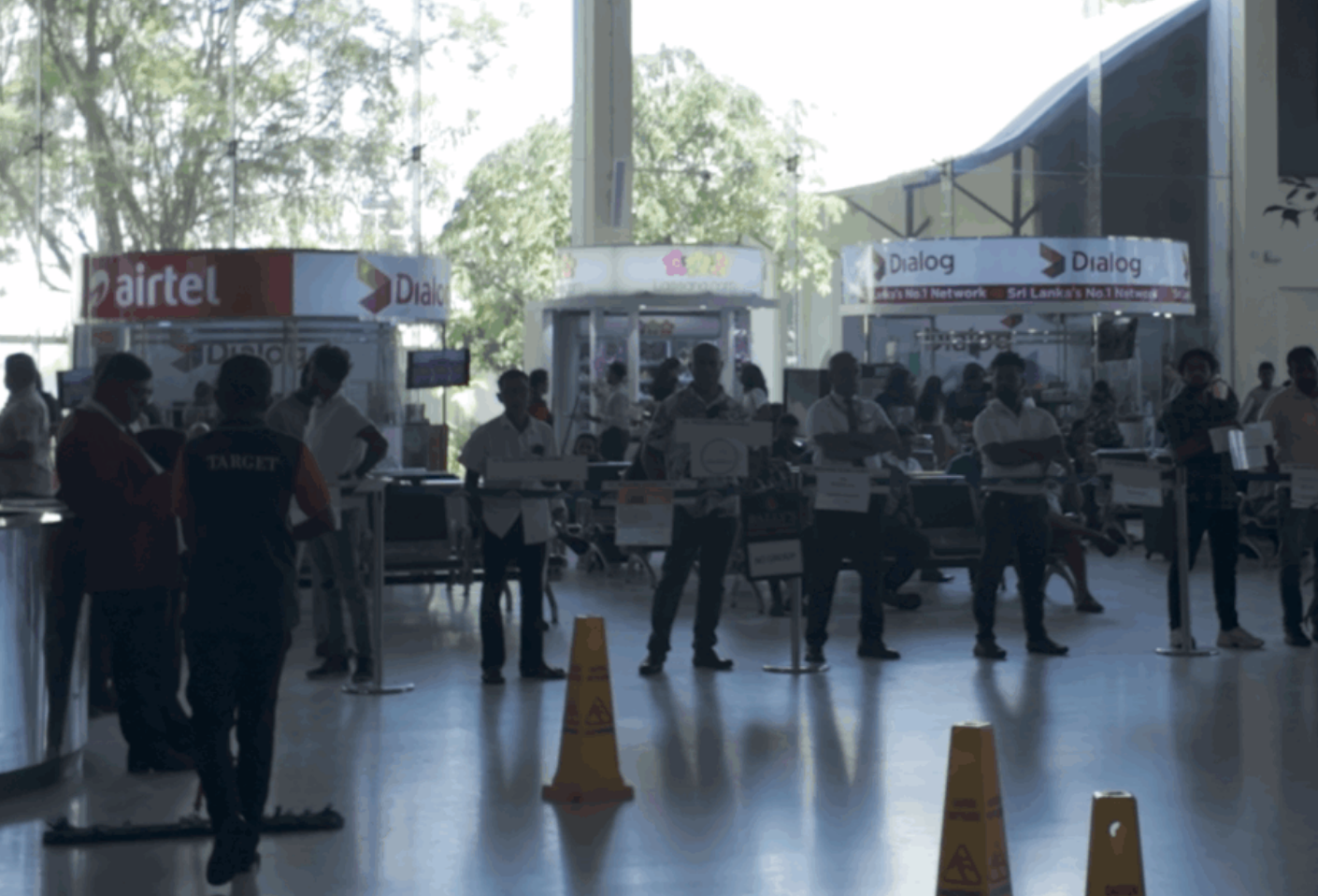 空港でのドライバーとの待ち合わせ場所