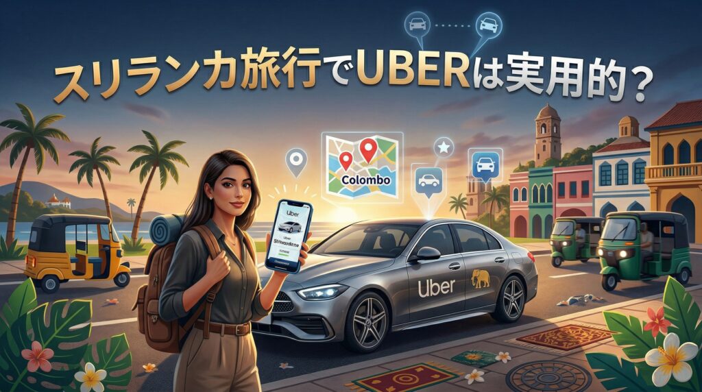 スリランカでUBERは実用的？
