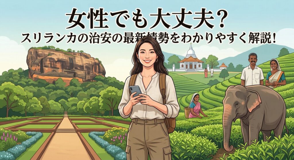女性でも大丈夫？スリランカの治安の最新情勢をわかりやすく解説！