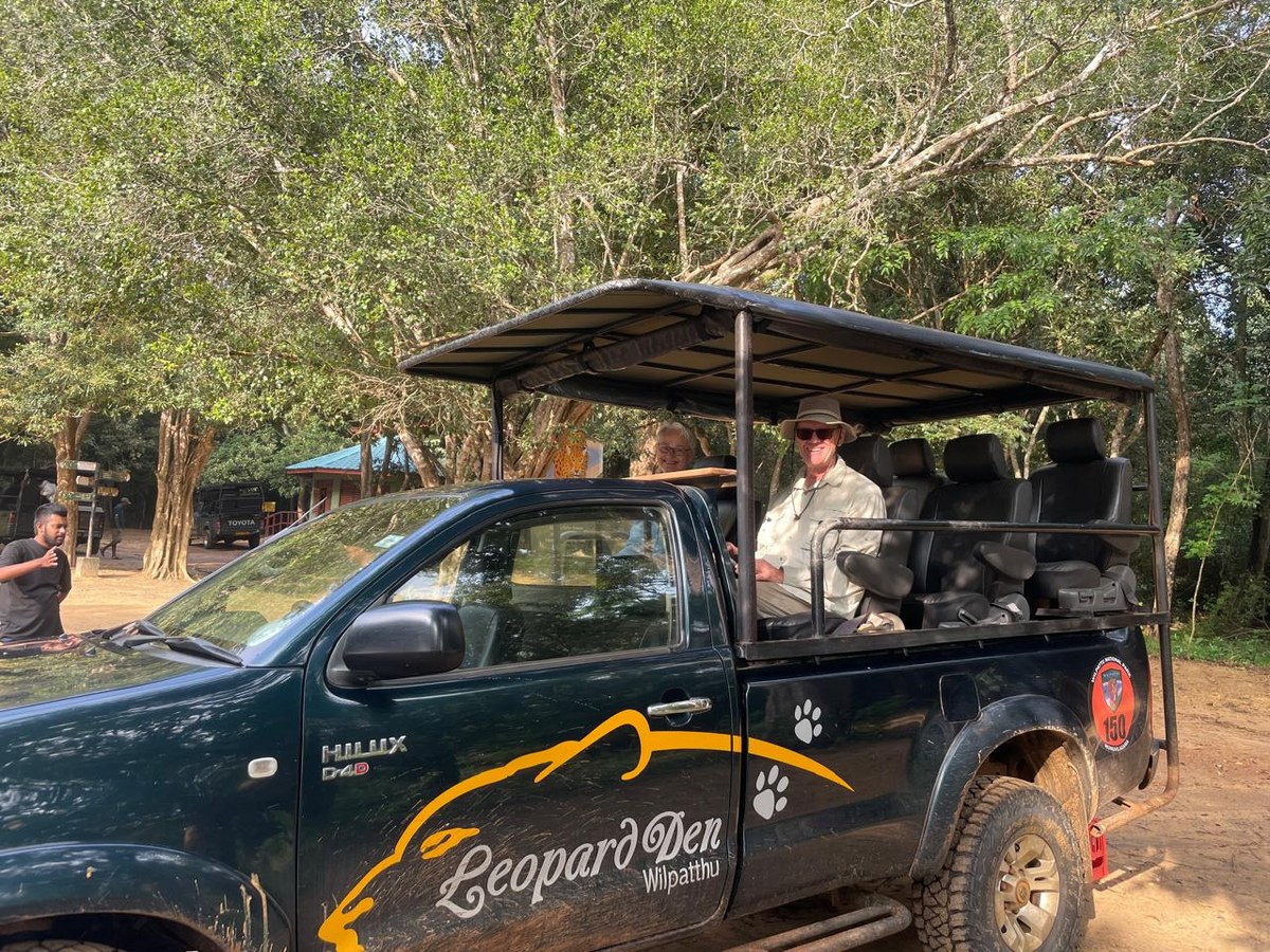 Safari jeep used for a Sri Lanka wildlife itinerary from Yala to Udawalawe
